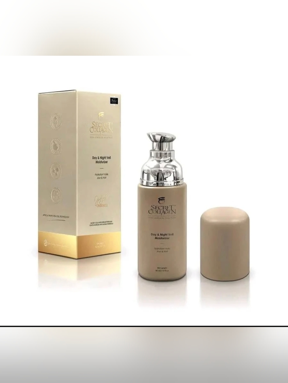 Secret Collagen Day & Night Veil Moisturizer 40ml Anti Aging Sealed